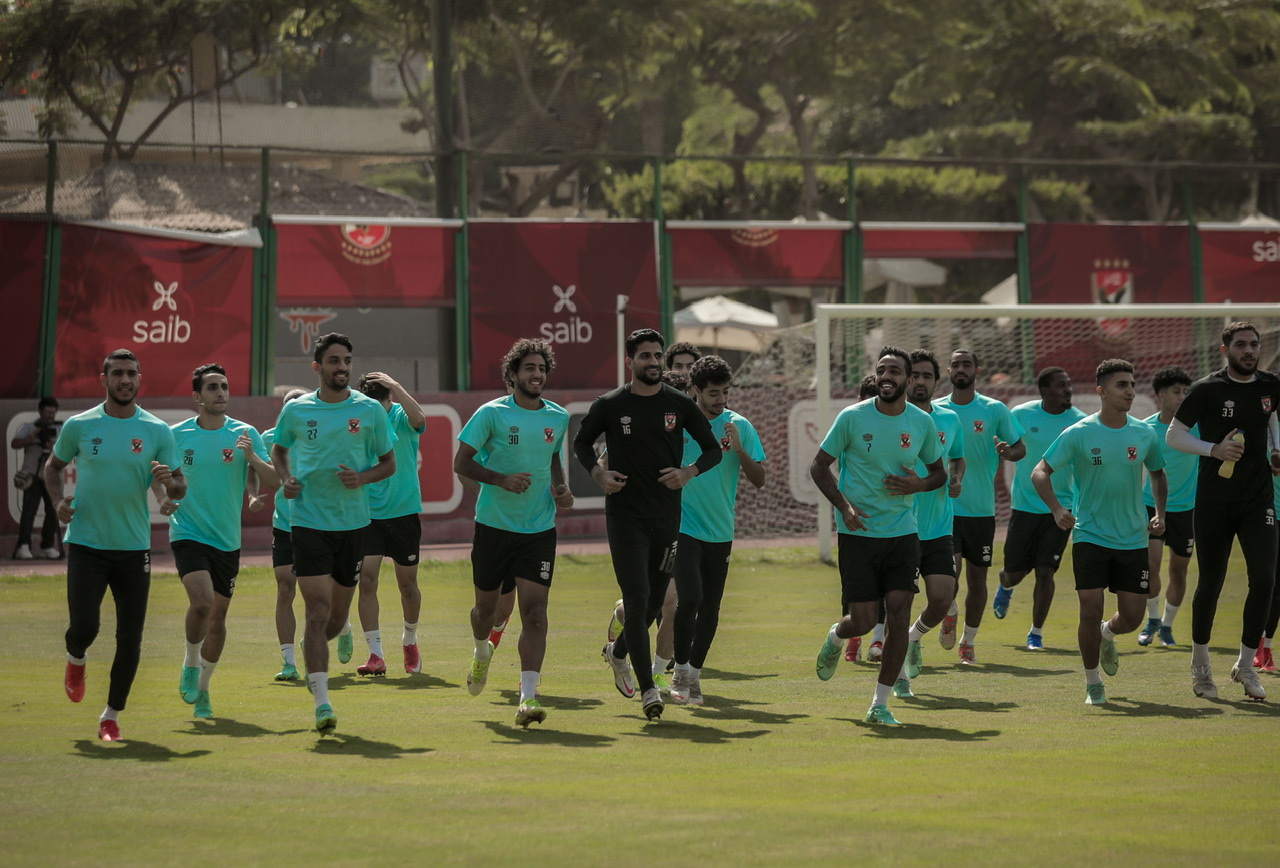 Fitness Exercises for Al Ahly Players on Monday 