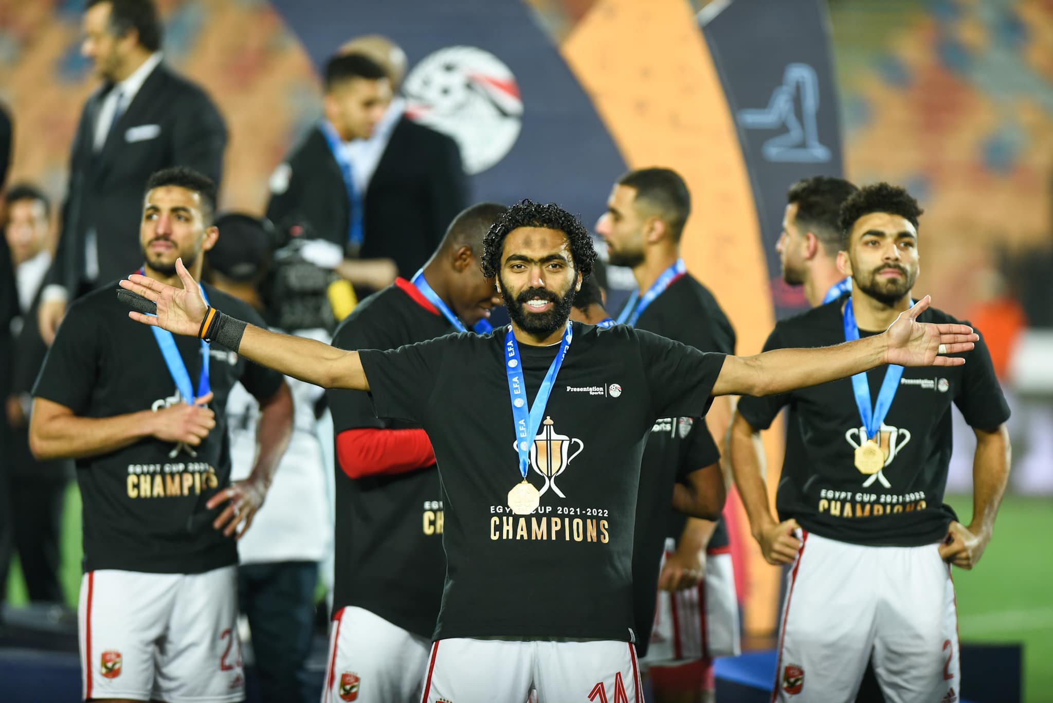 كأس مصر| حسين الشحات: الأهلي ينافس دائمًا على البطولات