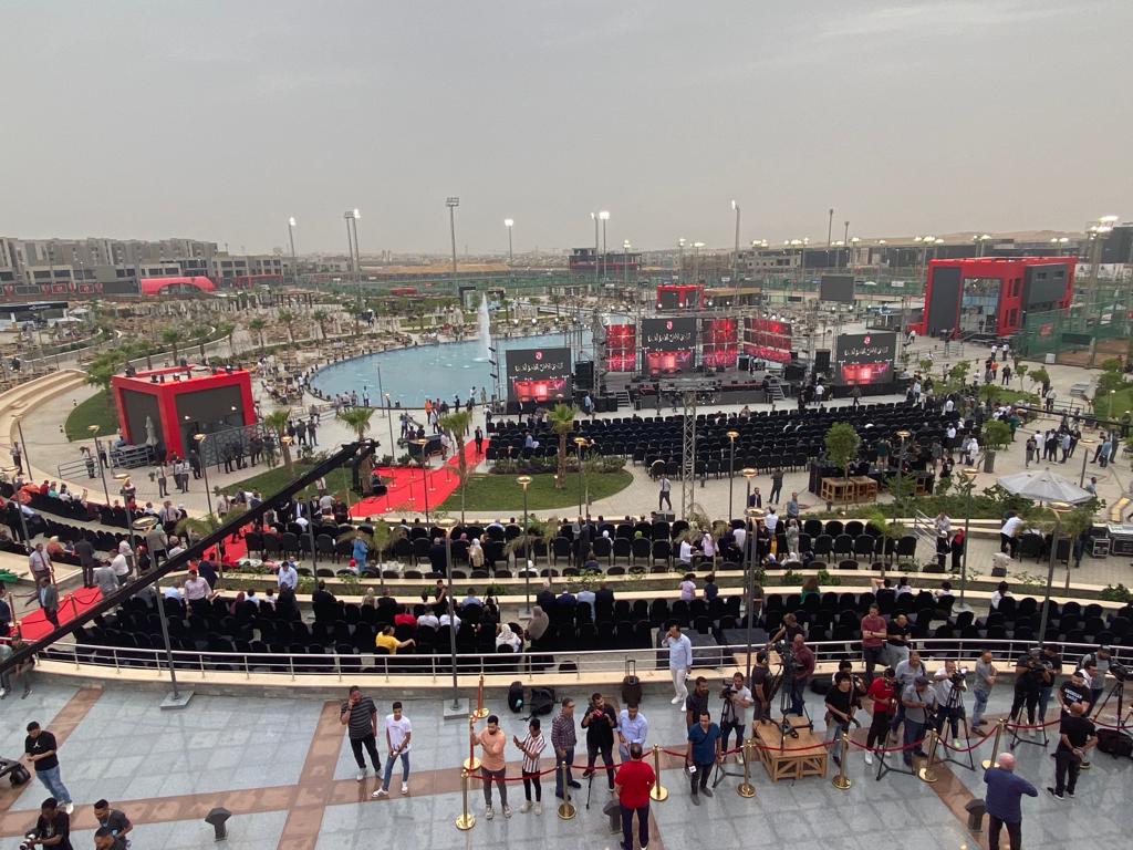 انطلاق مراسم افتتاح فرع الأهلي بالقاهرة الجديدة