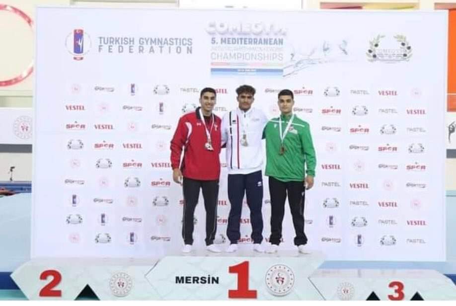 جمباز الأهلي| عبد الرحمن رضا يفوز بالميدالية الفضية في بطولة البحر المتوسط للناشئين